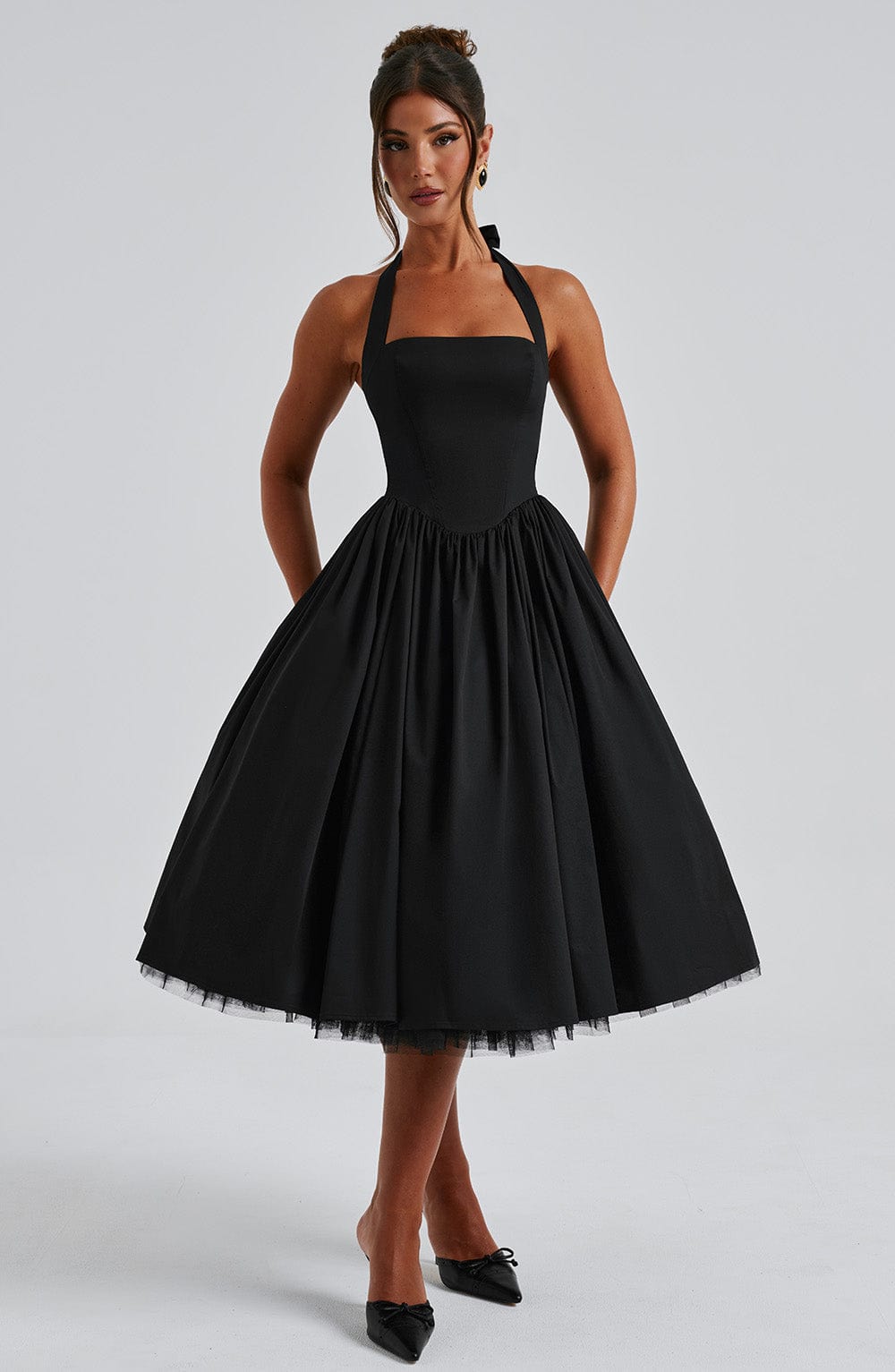 Camryn | Women’s Midi Wedding Guest Dress