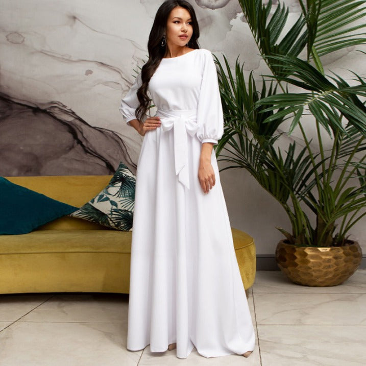 Agnes | Women Long Sleeve Wedding Guest Dress