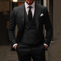 Alfred | Men Structured Fit Three-Piece Formal Suit