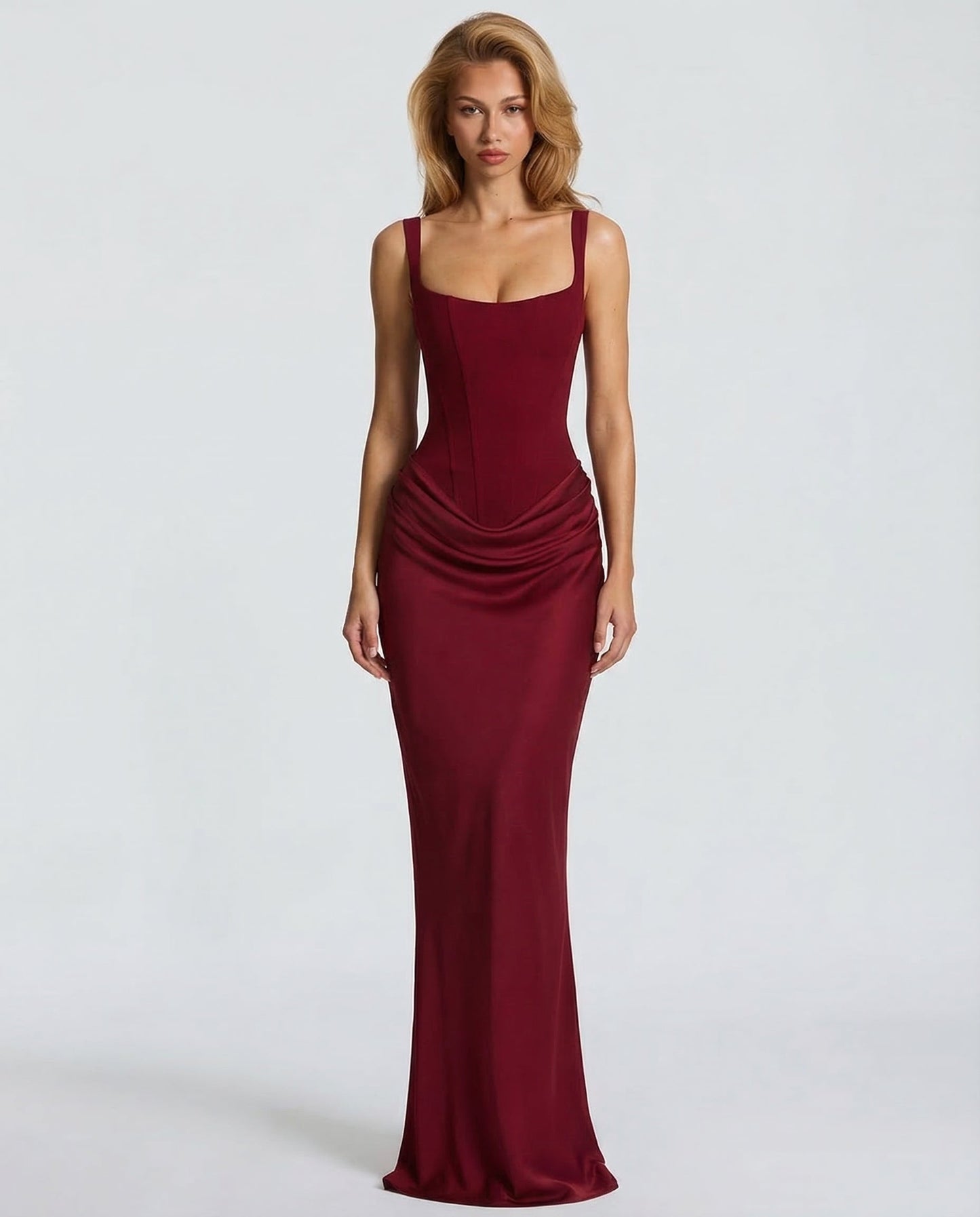 Aisling | Women's Draped Bodycon Wedding Guest Dress