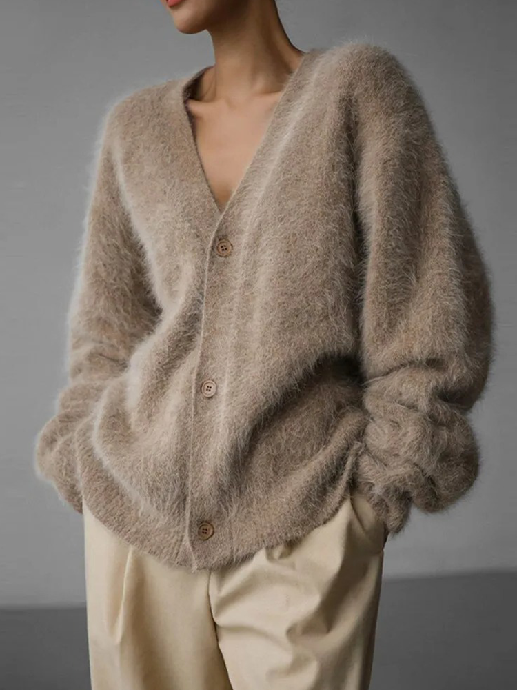 Scottie | Women’s V-Neck Oversized Cardigan