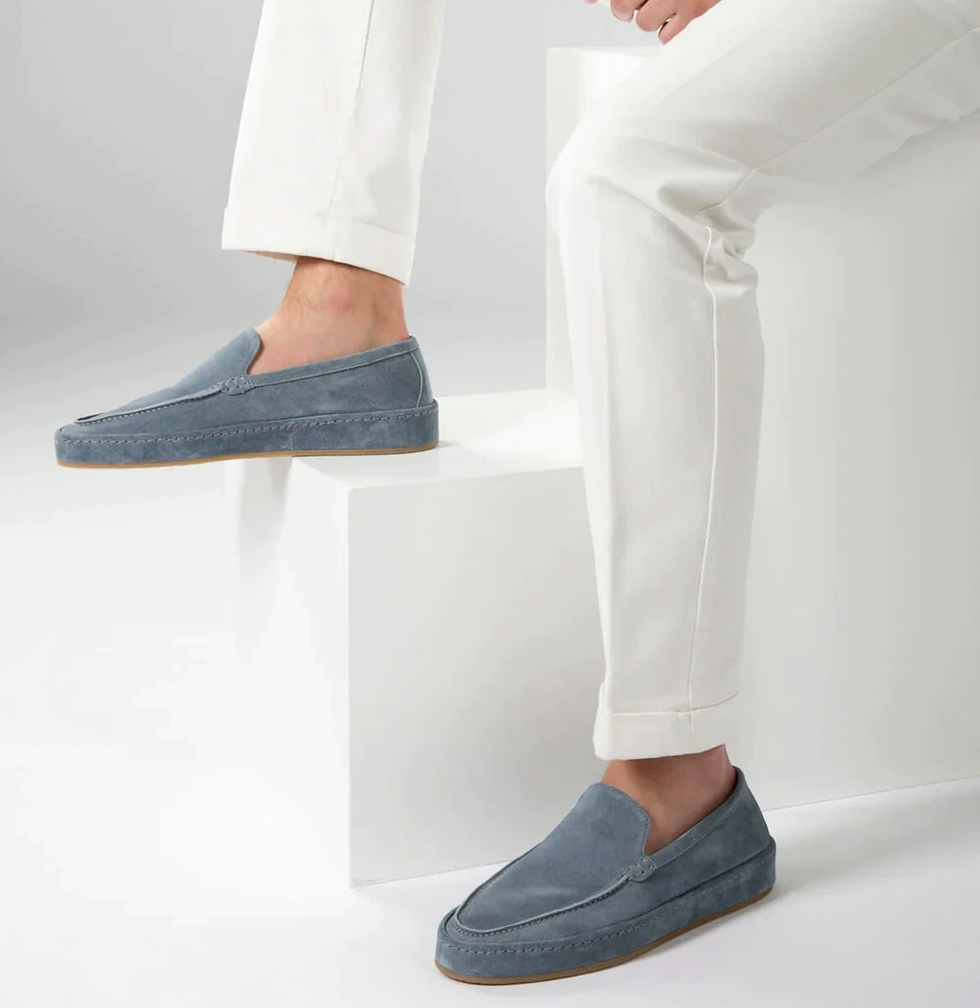 Tadhg | Men's Classic Summer Suede Loafers