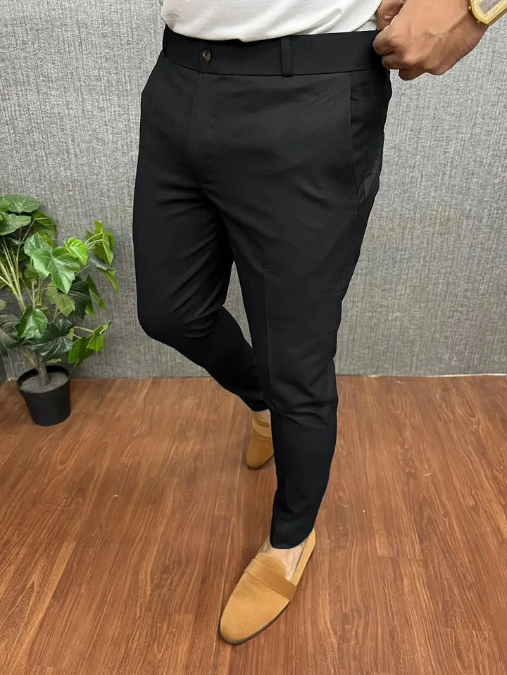 Caleb | Men Semi-Formal Trousers with Modern Tailored Cut