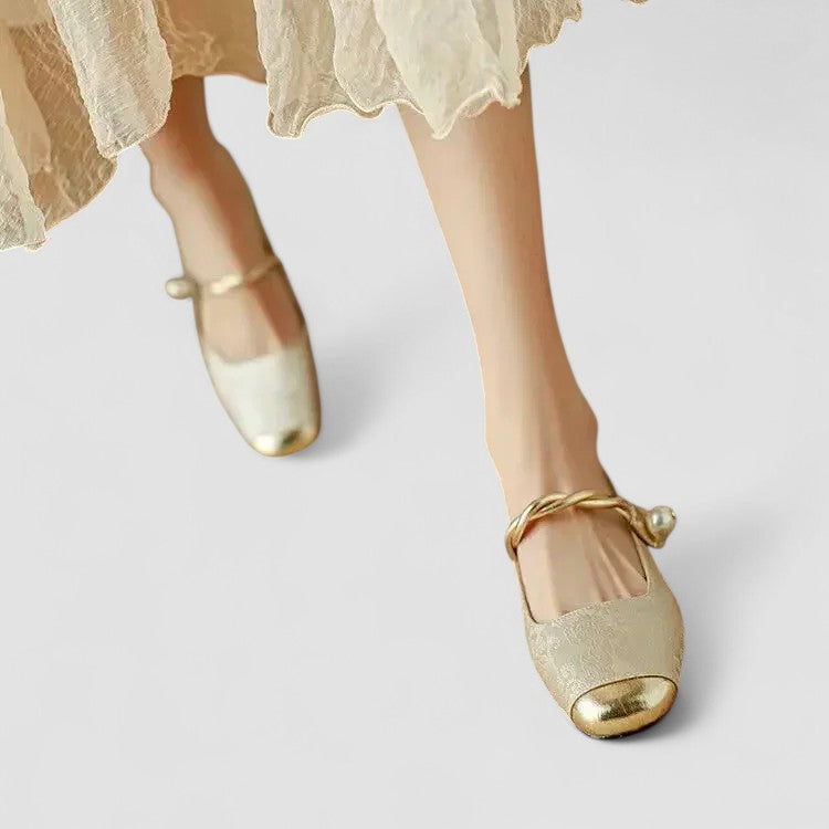 Sinead | Women Low Heel Shoes with Adjustable Strap