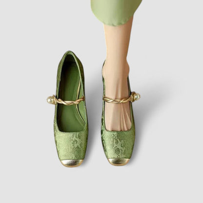 Sinead | Women Low Heel Shoes with Adjustable Strap