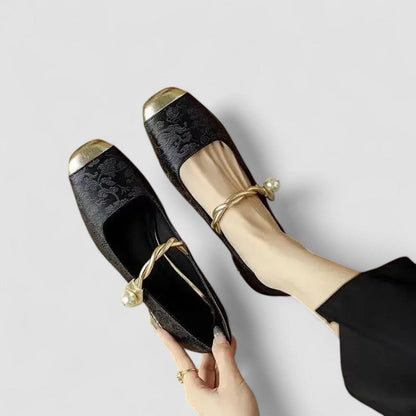 Sinead | Women Low Heel Shoes with Adjustable Strap