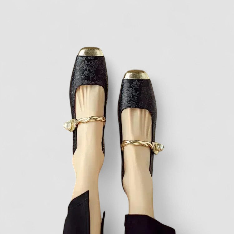 Sinead | Women Low Heel Shoes with Adjustable Strap