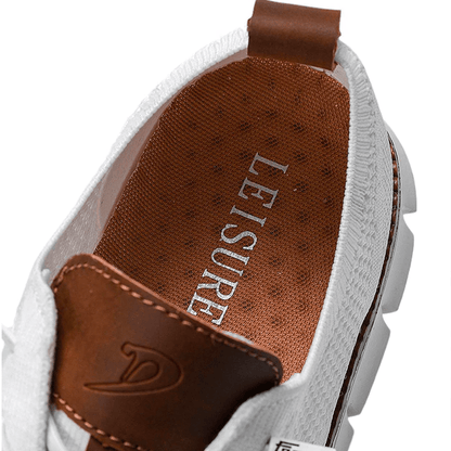 Cedric | Men Lace-Up Knit Sneakers with Orthopedic Sole