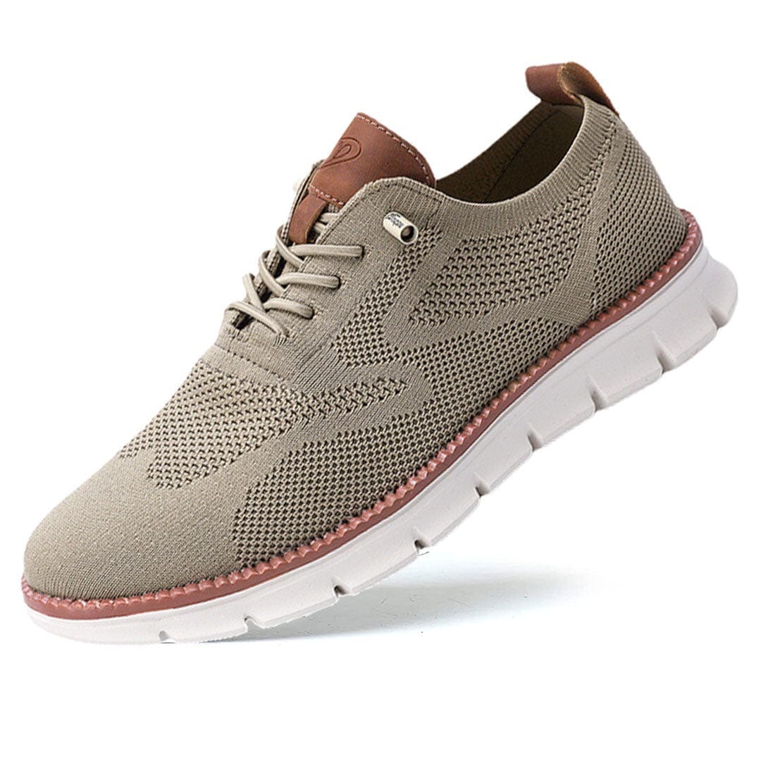 Cedric | Men Lace-Up Knit Sneakers with Orthopedic Sole
