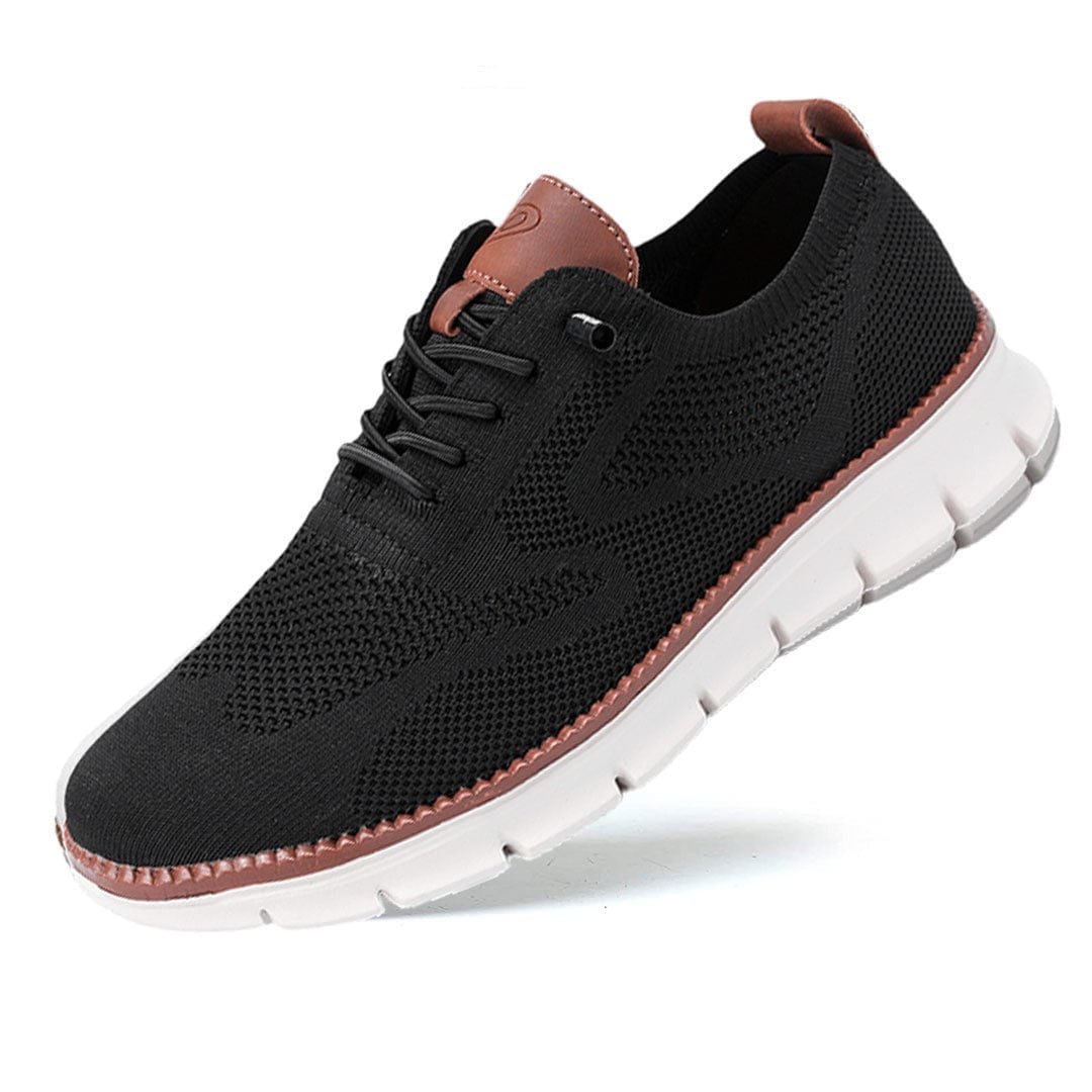 Cedric | Men Lace-Up Knit Sneakers with Orthopedic Sole