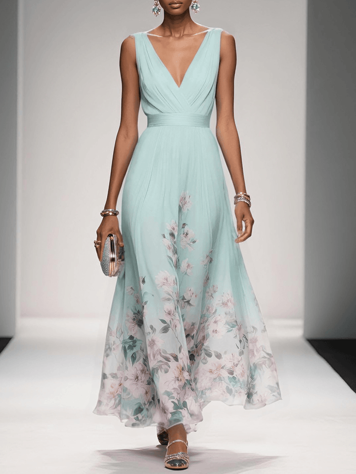 Celia | Women Floral Print Wedding Guest Dress