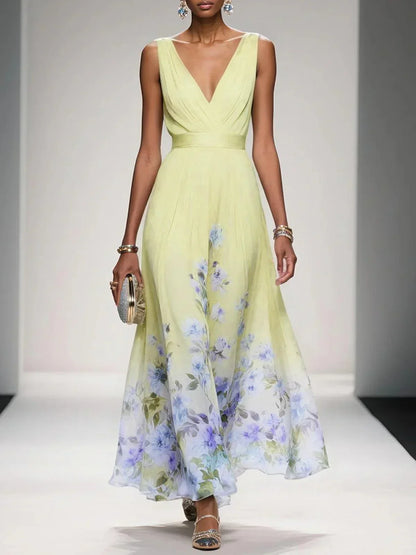 Celia | Women Floral Print Wedding Guest Dress