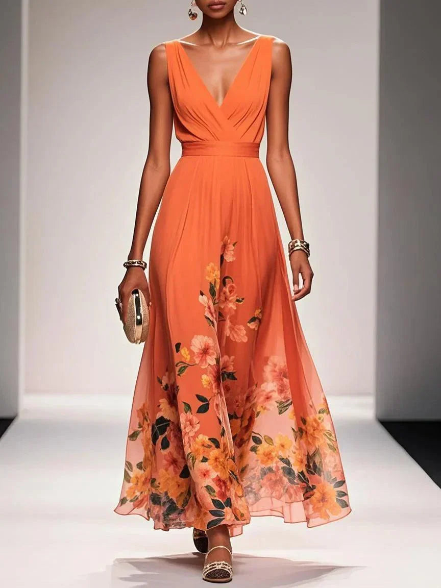 Celia | Women Floral Print Wedding Guest Dress