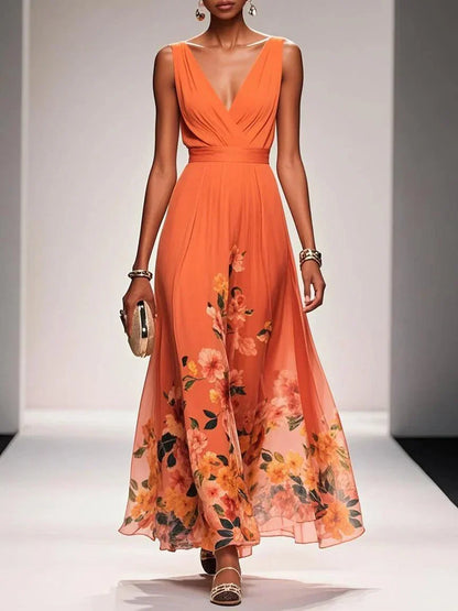 Celia | Women Floral Print Wedding Guest Dress
