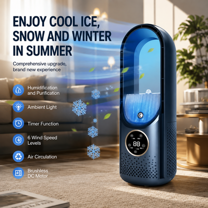 Portable Tower Fan | Bladeless Portable For Summer