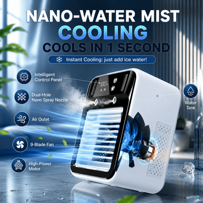 Ac Portable Air Cooler Fan | Evaporative Cooling Water Tank