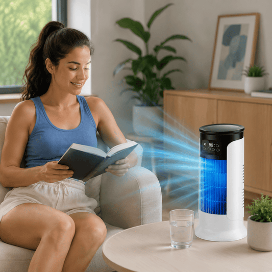 Portable Tower Fan | Quiet Oscillating And Space Saving