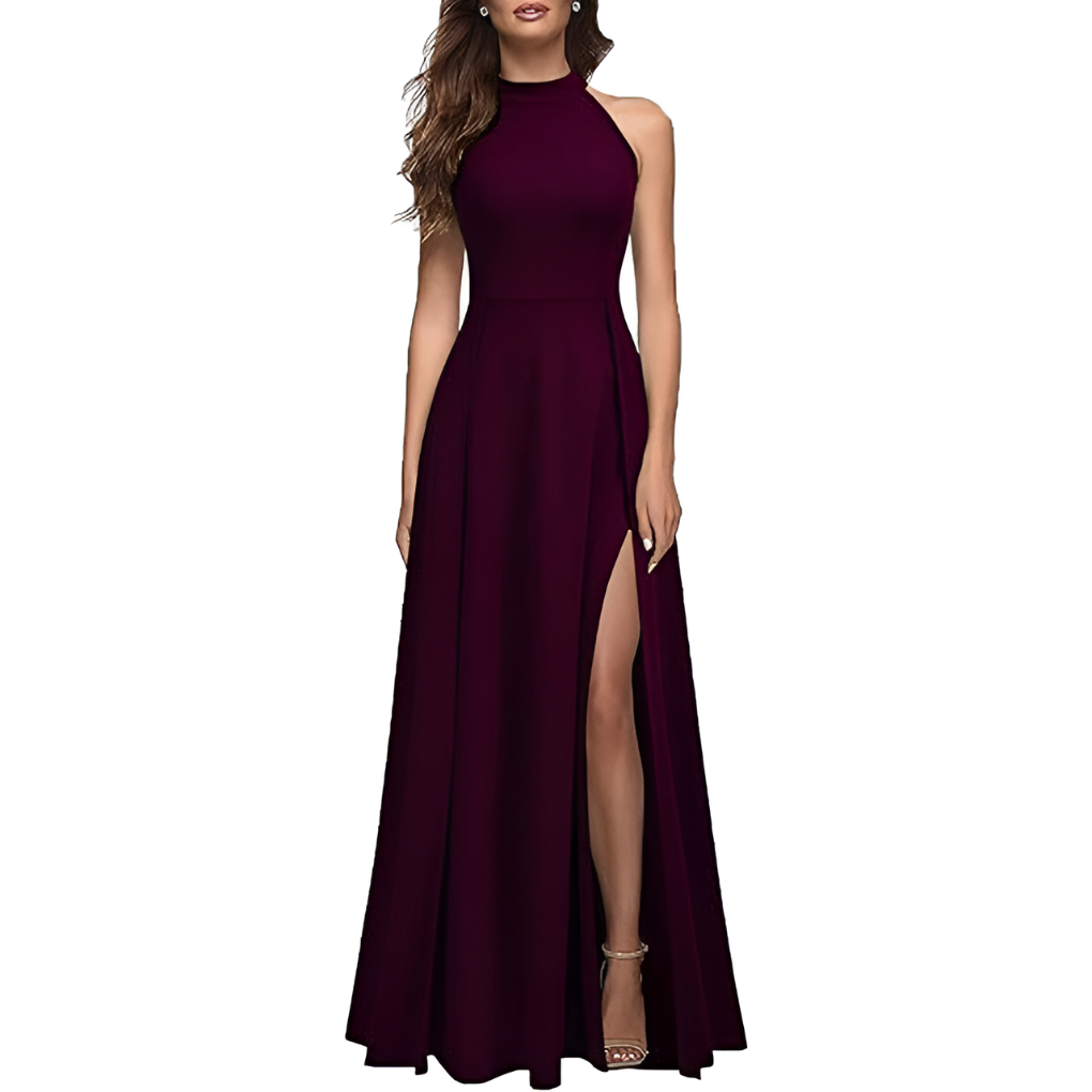 Nora | Women's Formal Evening Maxi Dress with Side Slit