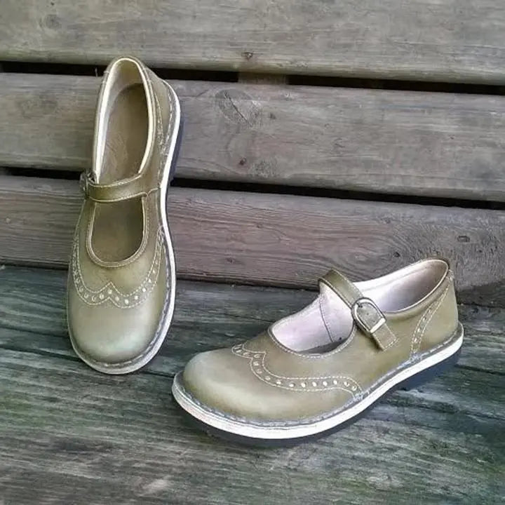 Camilla | Women Mary Jane Shoes with Buckle Strap