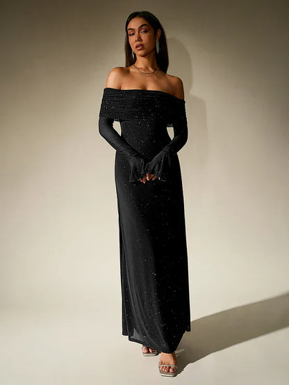 Rayna | Women’s Off-Shoulder Evening Dress