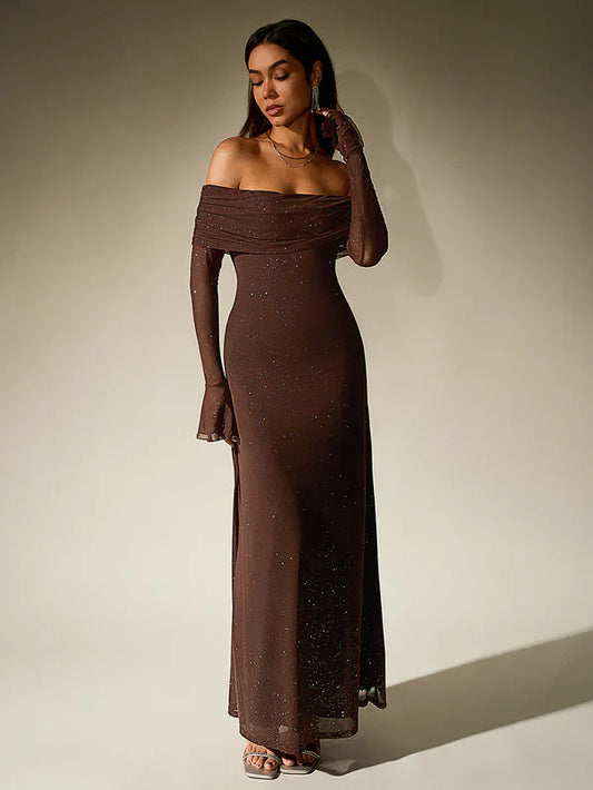 Rayna | Women’s Off-Shoulder Evening Dress