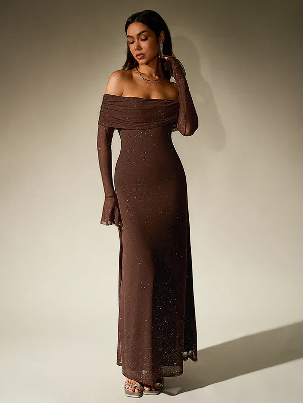 Rayna | Women’s Off-Shoulder Evening Dress