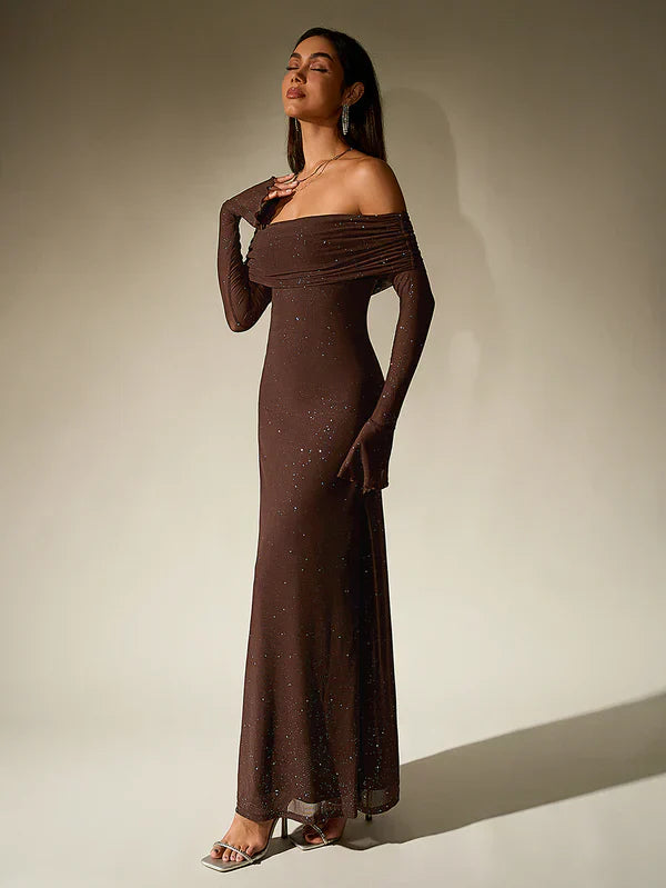 Rayna | Women’s Off-Shoulder Evening Dress
