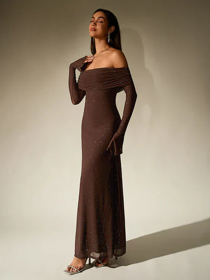 Rayna | Women’s Off-Shoulder Evening Dress
