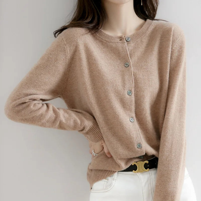Vesper | Women’s Round Neck Button-Up Cardigan