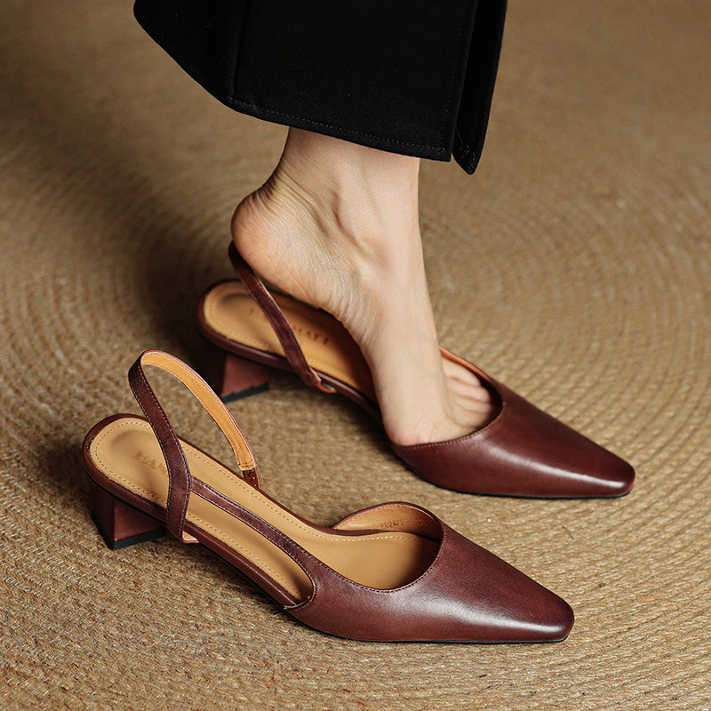 Leah | Women's Pointed Toe Slip-On Heels