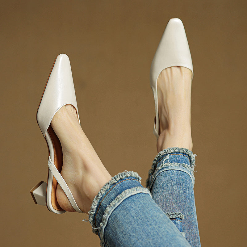 Leah | Women's Pointed Toe Slip-On Heels