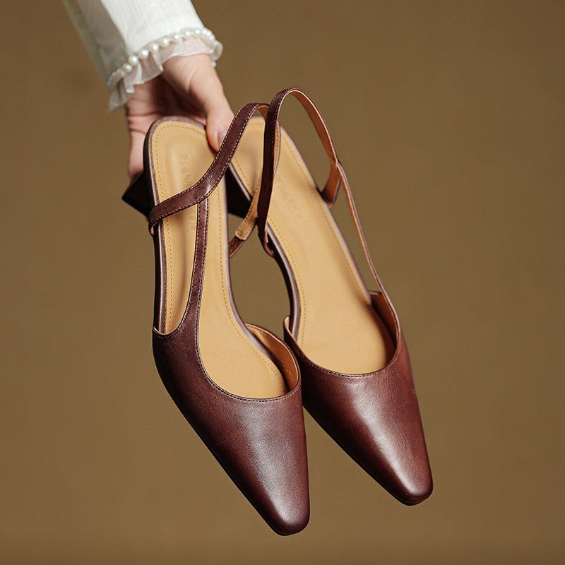 Leah | Women's Pointed Toe Slip-On Heels