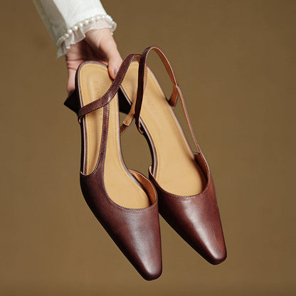 Leah | Women's Pointed Toe Slip-On Heels