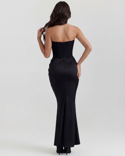 Mia | Women's Evening Satin Corset Dress