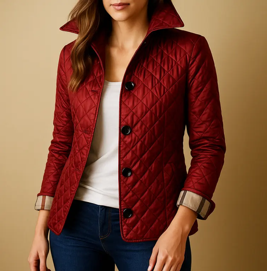 Isla | Women Button Front Quilted Jacket