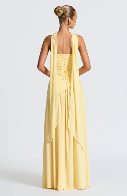 Coraline | Women’s Strapless Maxi Wedding Guest Dress