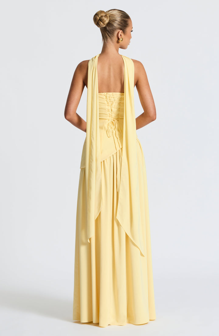 Coraline | Women’s Strapless Maxi Wedding Guest Dress