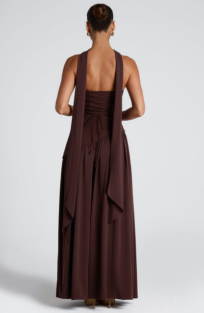 Coraline | Women’s Strapless Maxi Wedding Guest Dress