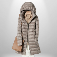 Tara | Women's Long Hooded Puffer Jacket