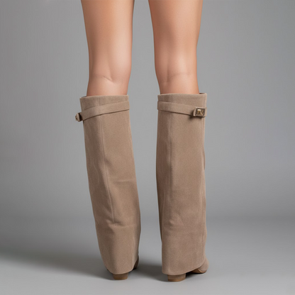 Sorcha | Women's Elegant Knee High Suede Boots
