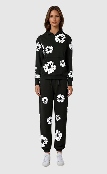 Deirdre | Women's Casual Floral Hoodie