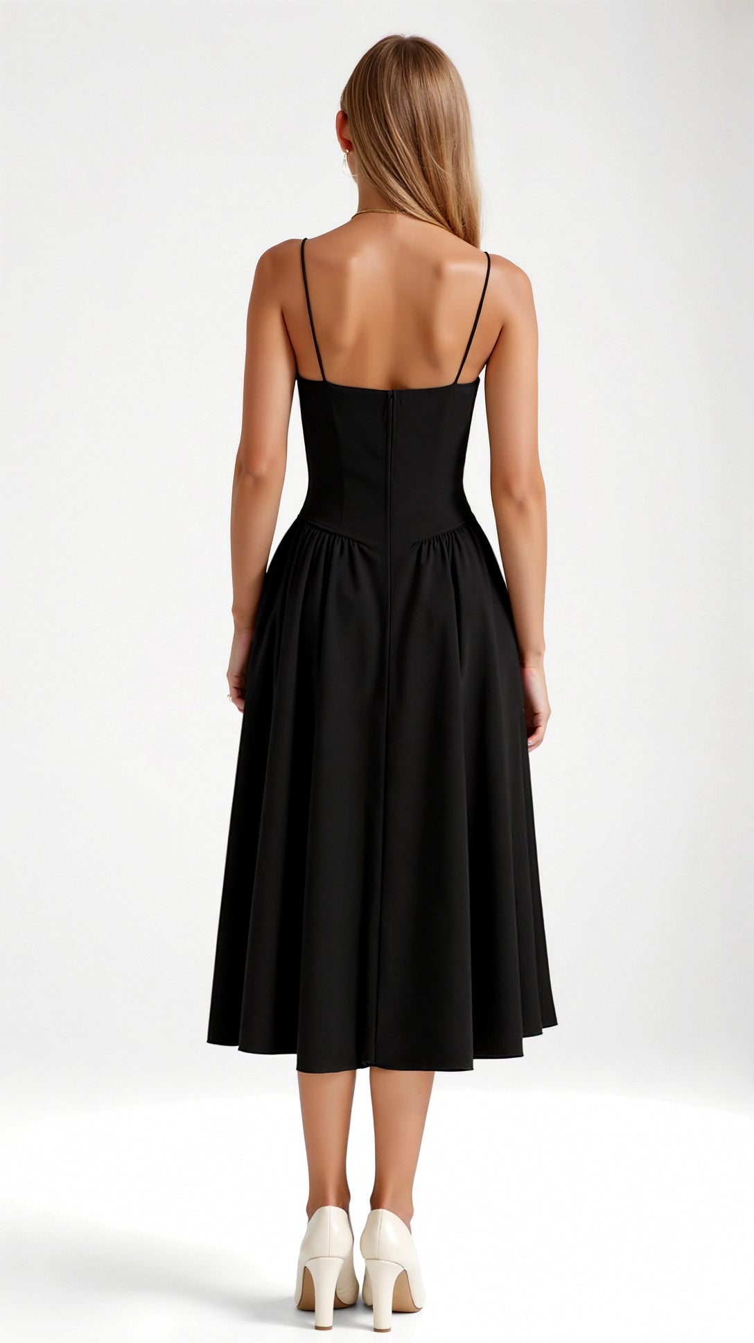 Maeve | Women's Elegant Flared Midi Dress