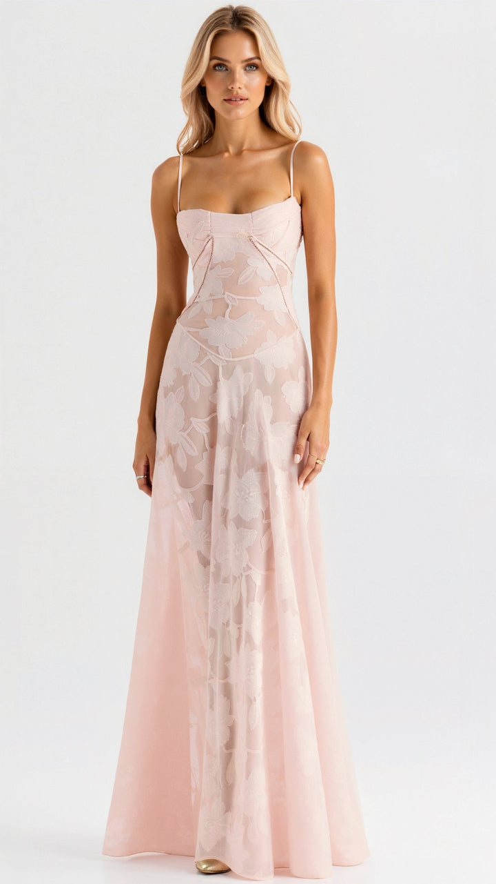 Kendra | Women’s Floral Wedding Guest Maxi Dress