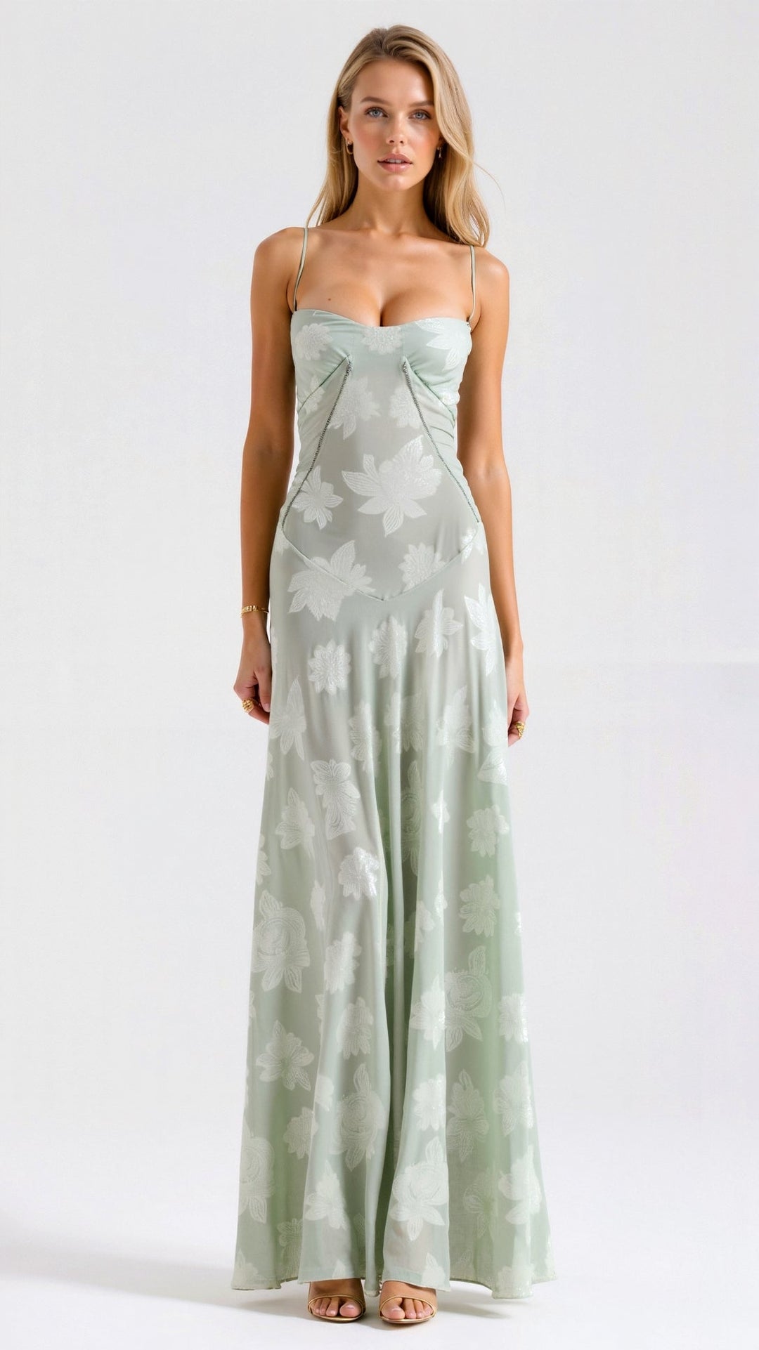 Kendra | Women’s Floral Wedding Guest Maxi Dress