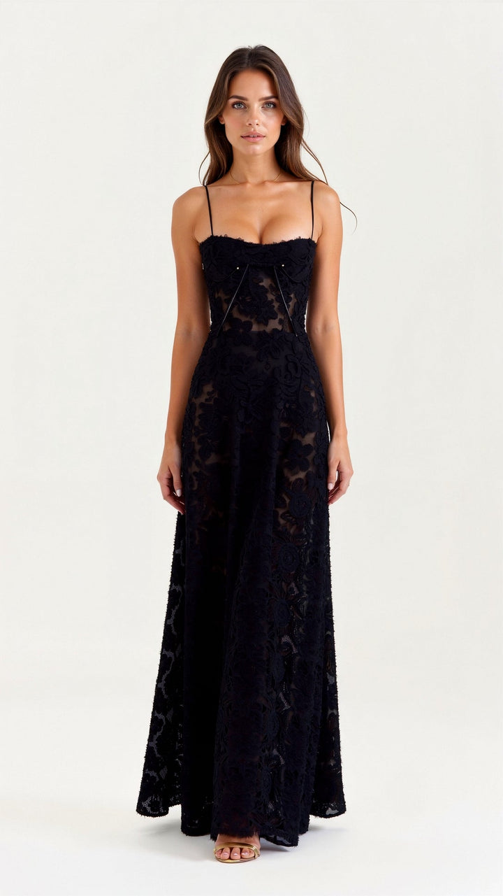 Kendra | Women’s Floral Wedding Guest Maxi Dress