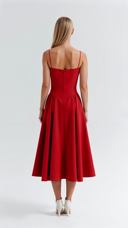 Maeve | Women's Elegant Flared Midi Dress