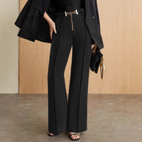 Fiona | Women Casual Wide Leg High Waist Trousers