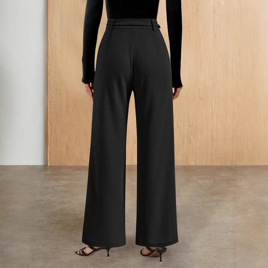 Fiona | Women Casual Wide Leg High Waist Trousers