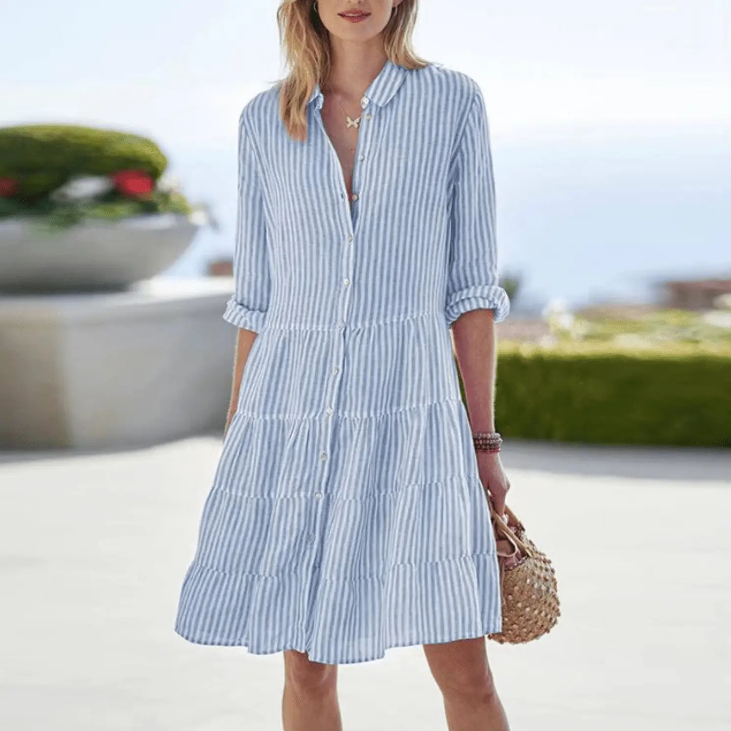 Lillian | Women Summer A-Line Midi Dress
