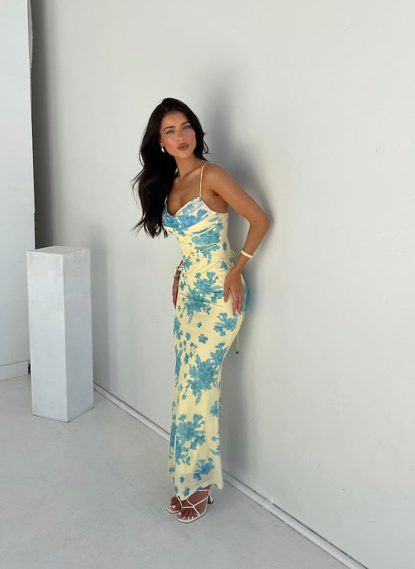 Dream | Women’s Floral Summer Dress with Spaghetti Straps
